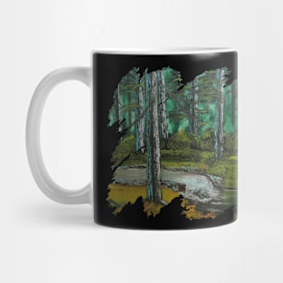 Dark Green Forest Mug